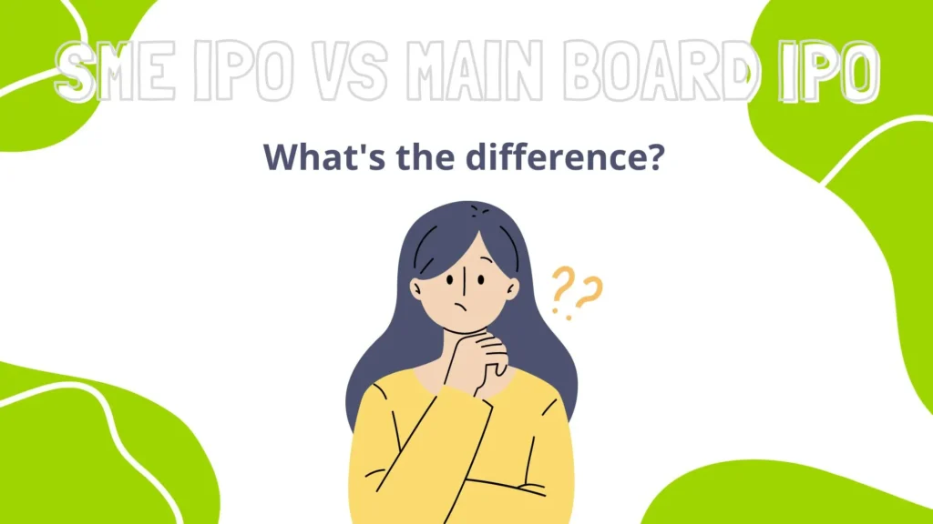 sme ipo vs main board